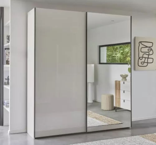Armadio contemporaneo - OPALE - Meubles Célio - in alluminio / in melaminico / con porta scorrevole