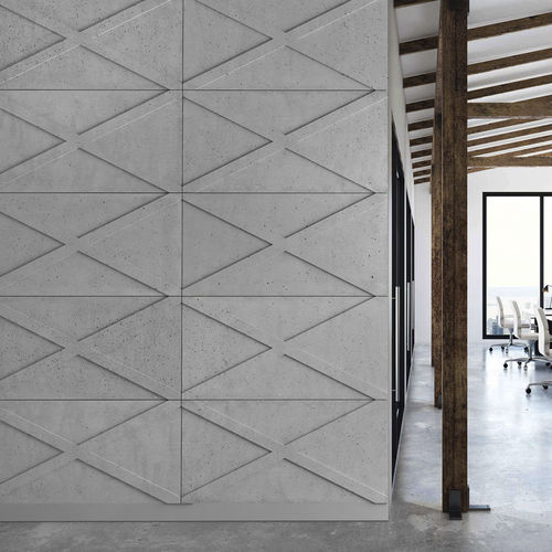 Pannello per interni - GEO 01 - Loft Design System - in calcestruzzo / aspetto cemento