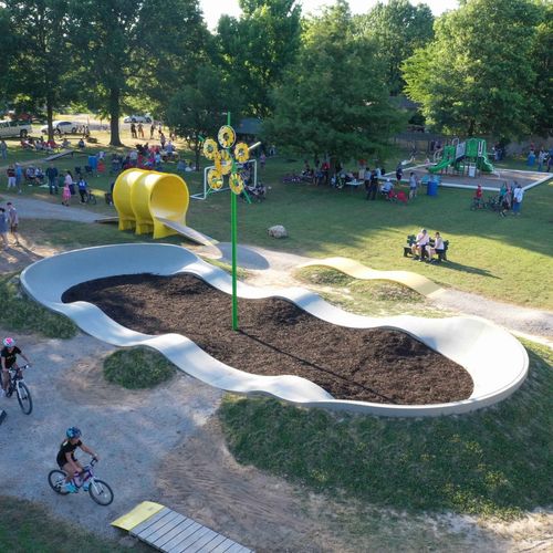 Pump track per skatepark - COLUMBUS, KS - World Skate Parks - in calcestruzzo