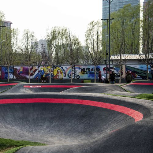 Pump track per bikeparks - DAYUECHENG, BJ - World Skate Parks - per skatepark / in bitume