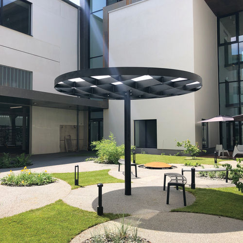 Pensilina multifunzionale per spazi pubblici - PIN - mmcité street furniture