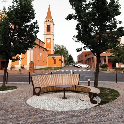 panca per spazi pubblici moderna - mmcité street furniture