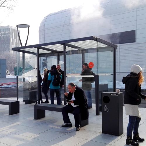 Cabina fumatori - AUREO - mmcité street furniture