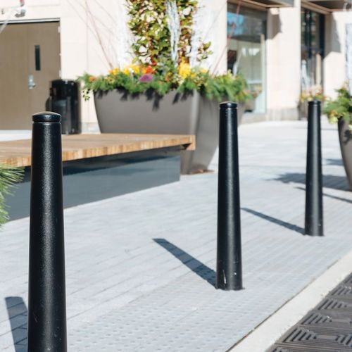 Dissuasore di sicurezza - ISAC - mmcité street furniture - fissa / amovibile / in ghisa di alluminio