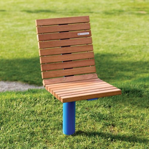 Poltrona urbana contemporanea - VLTAU - mmcité street furniture - in legno / in ghisa di alluminio / per spazi pubblici