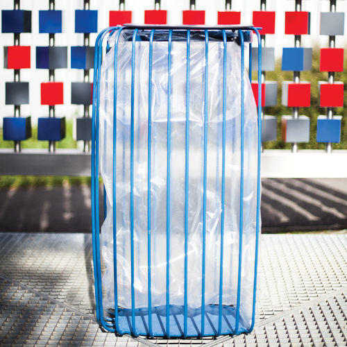 Portarifiuti pubblico - TLESK - mmcité street furniture - in acciaio galvanizzato / con portacenere integrato / senza coperchio