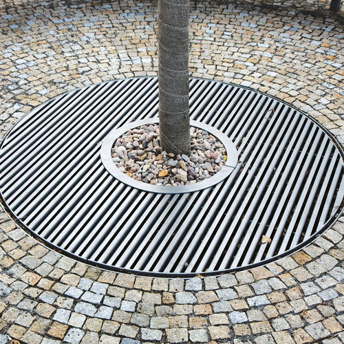 Griglia per alberi quadrata - ARBOTTURA - mmcité street furniture - rotonda / in acciaio galvanizzato
