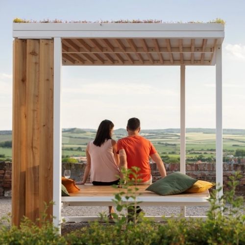 Copertura per spazi pubblici - CUBY - mmcité street furniture