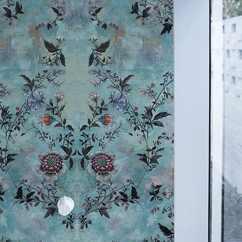 Carta da parati contemporanea - DAME VOILEE - Wall&Deco - con motivi floreali / con motivi naturali