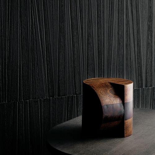 Carta da parati contemporanea - ASHI - Wall&Deco - in tessuto / in vinile / con motivi naturali