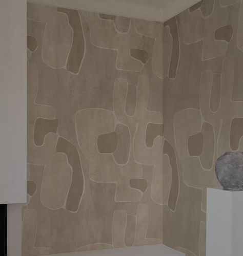 Carta da parati contemporanea - Contrast - Wall&Deco - in vinile / a motivi / aspetto tessuto