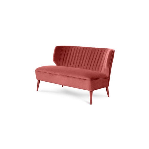 Divano Art Deco - Lipstick  - MUNNA - in tessuto / in pelle / senza braccioli