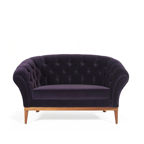 Divano chesterfield - Be Mine - MUNNA - in tessuto / in pelle / con braccioli