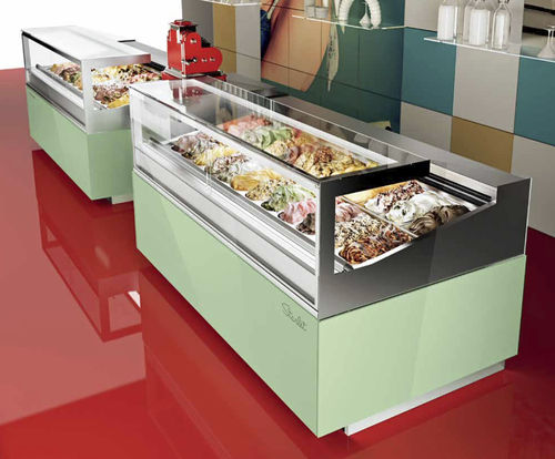 Vetrina refrigerata espositiva - STARLET - De Blasi - per negozio / in metallo / senza ante