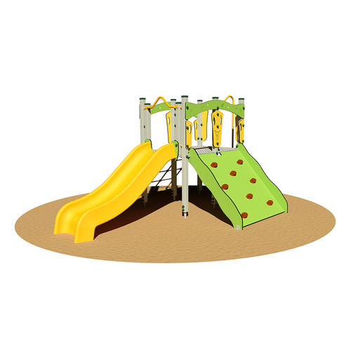 Struttura ludica per parco giochi - BAGHERA  - Dimo Group Srl - in acciaio galvanizzato / in alluminio / in HDPE
