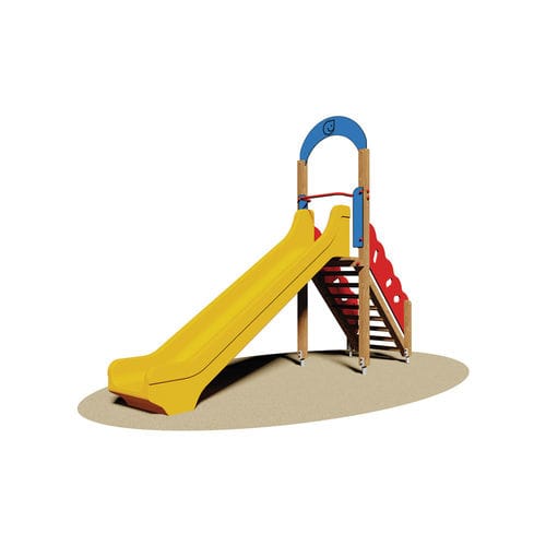 Scivolo dritto - TENERIFE - Dimo Group Srl - per parco giochi / in polietilene / in fibra di vetro