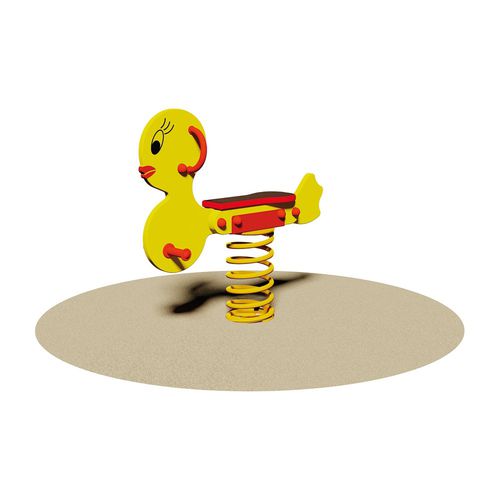 Gioco a molla in acciaio galvanizzato - CHICK  - Dimo Group Srl - in legno / animale / monoposto