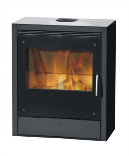Stufa a legna - BRIONI - Fireplace - contemporanea / in acciaio