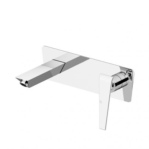 Miscelatore per lavabo - BOOMERANG: 4535 - GATTONI RUBINETTERIA - da parete / in metallo cromato / da bagno