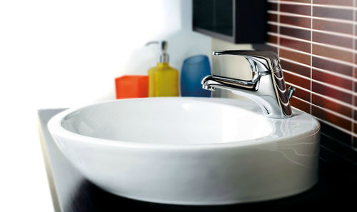 Miscelatore per lavabo - PESCI: 56070 - GATTONI RUBINETTERIA - da appoggio / in metallo cromato / da bagno