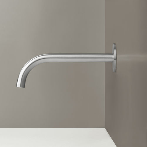 Bocca per lavabo in acciaio inossidabile - PB 10 - COCOON - da parete