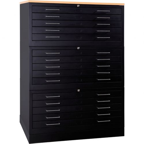 Armadio classificatore alto - GURKAN - in metallo / con cassetti / contemporaneo