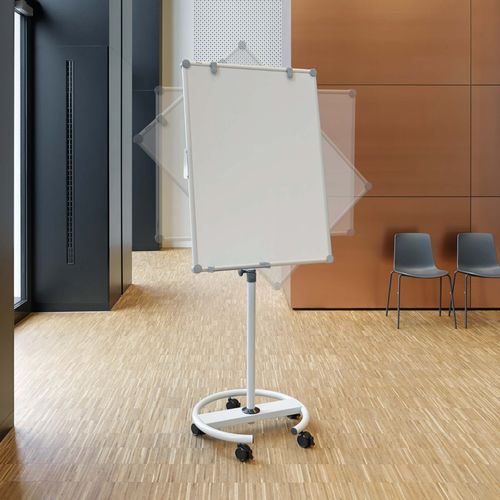 Tabellone mobile - MAULPRO  - MAUL - bianco / cancellabile / da terra