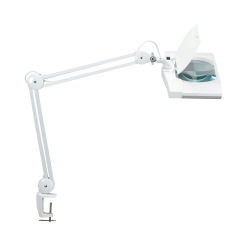 Lampada con lente d'ingrandimento - MAULVITRUM - MAUL - in metallo / in plastica / contemporanea