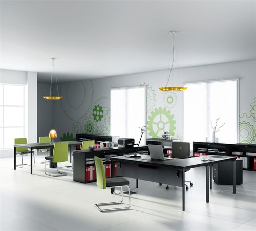 Scrivania direzionale - MODUL - JG Group - contemporanea / in metallo / in vetro