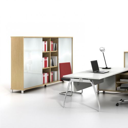 Armadio classificatore basso - AD - JG Group - alto / in vetro / in melaminico