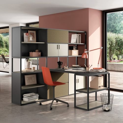 Armadio classificatore alto - NODUM - JG Group - in acciaio / con cassetti / modulare