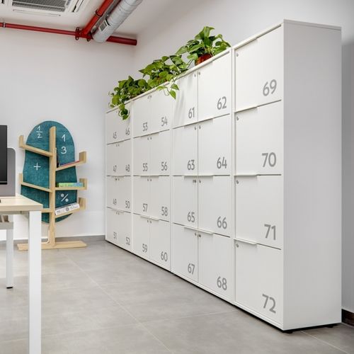 Armadietto spogliatoio in alluminio - FRAMES - JG Group - contract / per impianto sportivo / per ufficio