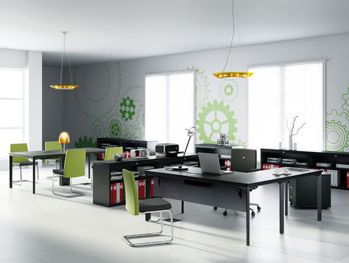 Scrivania per open space - MODUL - JG Group - contemporanea / in metallo / in laminato