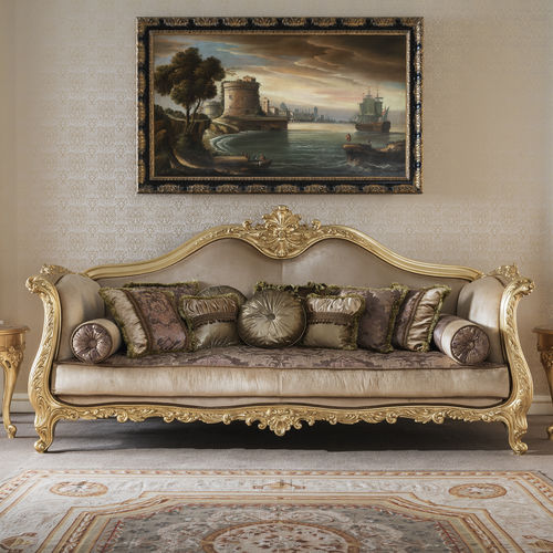 Divano in stile - 15440 - Modenese Luxury Interiors - in tessuto / su misura / fatto a mano