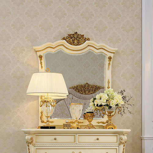Specchio a muro - 14686 - Modenese Luxury Interiors - per hotel / in stile / in legno massiccio