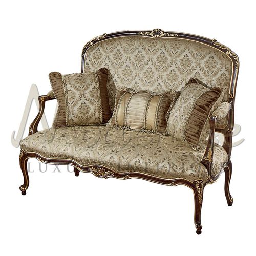 Divano in stile - 15422 - Modenese Luxury Interiors - in tessuto / con schienale alto / beige