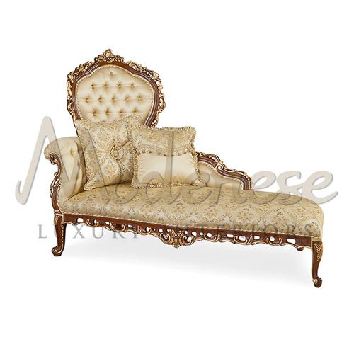 Dormeuse in stile - 15520 - Modenese Luxury Interiors - in tessuto / in legno / con supporto in legno