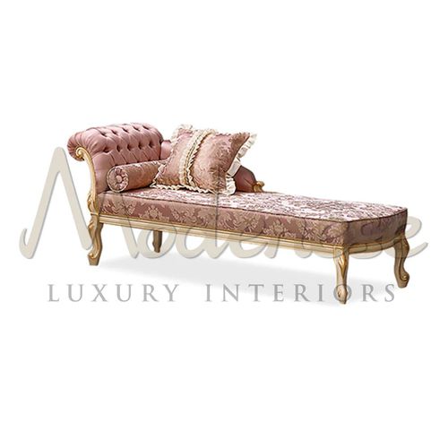 Dormeuse in stile - 15534 - Modenese Luxury Interiors - in tessuto / in legno / con supporto in legno laccato