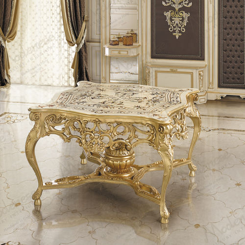 Tavolo classico - 16101 - Modenese Luxury Interiors - in legno / con supporto in legno / quadrato