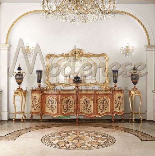 Credenza classica - 15133 - Modenese Luxury Interiors - in legno / con cassetti / Made in Italy