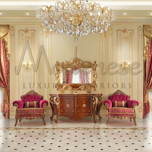 Credenza classica - 15139 - Modenese Luxury Interiors - in legno / Made in Italy / con ante battenti