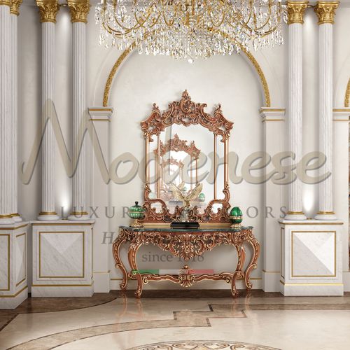 Consolle classica - 15813 - Modenese Luxury Interiors - in legno / in marmo / per uso residenziale