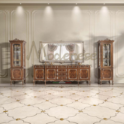 Credenza classica - 17121 - Modenese Luxury Interiors - in legno / con cassetti / con ante battenti