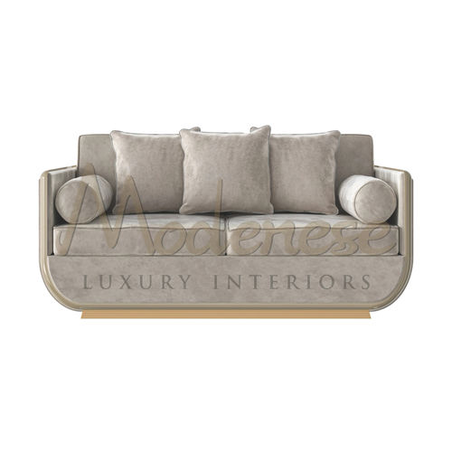 Divano contemporaneo - 20405 - Modenese Luxury Interiors - da sala / in tessuto / con braccioli