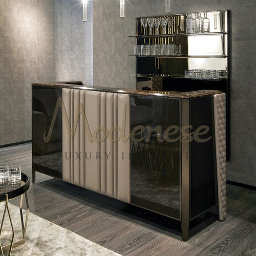 Bancone da bar - 20182 - Modenese Luxury Interiors - in marmo / dritto
