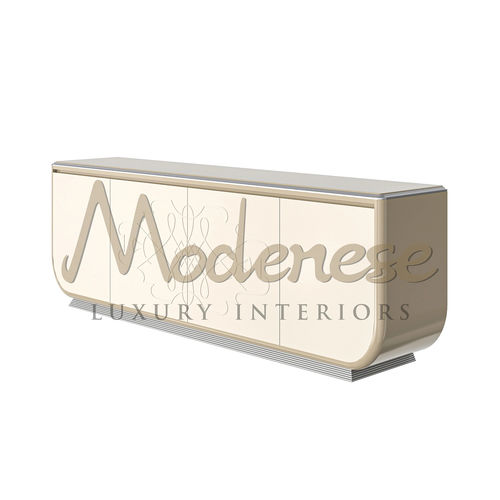 Credenza contemporanea - 20101 - Modenese Luxury Interiors - in faggio / con ante battenti / beige