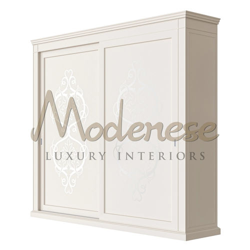 Armadio contemporaneo - 21227 - Modenese Luxury Interiors - in legno laccato / con porta scorrevole