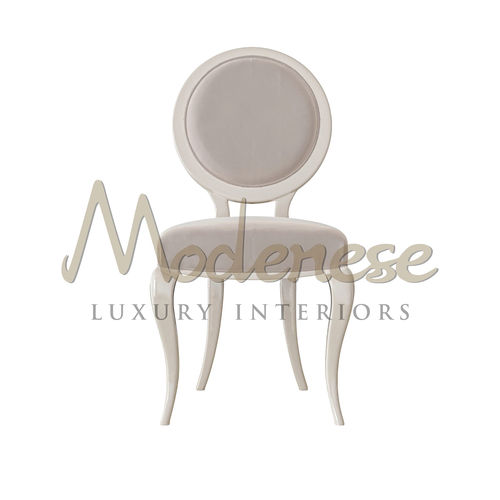 Sedia da pranzo design minimalista - 21503 - Modenese Luxury Interiors - da interno / in pelle / in tessuto