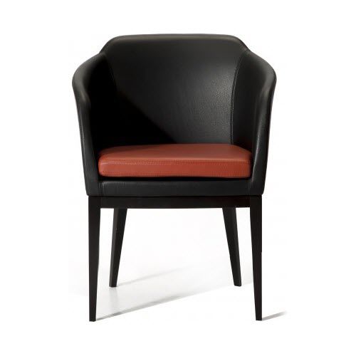 Poltrona contemporanea - CHARLOTTE - Duvivier - in tessuto / in pelle / con cuscino rimovibile