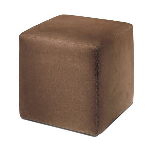 Pouf contemporaneo - CUBE - Duvivier - in tessuto / in pelle / in pelle di mucca